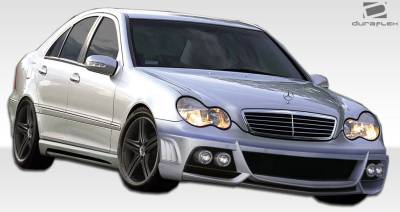 Duraflex - Mercedes-Benz C Class Duraflex W-1 Body Kit - 4 Piece - 107137 - Image 2