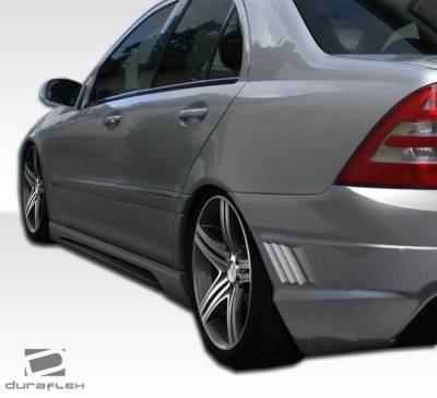 Duraflex - Mercedes-Benz C Class Duraflex W-1 Body Kit - 4 Piece - 107137 - Image 9