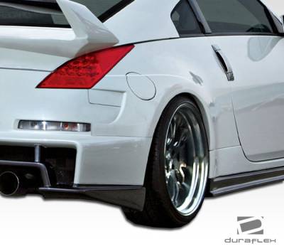 Duraflex - Nissan 350Z Duraflex AM-S Wide Body Body Kit - 10 Piece - 107316 - Image 9