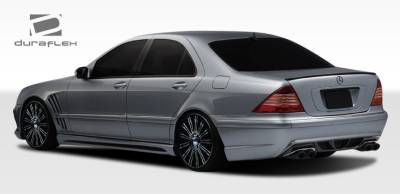 Duraflex - Mercedes-Benz S Class Duraflex W-2 Body Kit - 4 Piece - 107948 - Image 9