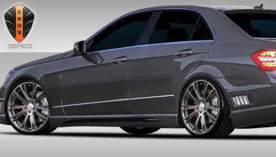 Duraflex - Mercedes E Class 4DR Eros Version 1 Duraflex Side Skirts Body Kit 107798 - Image 2