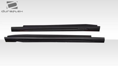 Duraflex - Mercedes E Class 4DR Eros Version 1 Duraflex Side Skirts Body Kit 107798 - Image 6