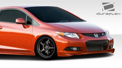 Duraflex - Honda Civic 2DR Duraflex H-Sport Body Kit - 6 Piece - 107954 - Image 2