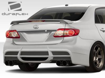 Duraflex - Toyota Corolla Duraflex W-1 Body Kit - 4 Piece - 108401 - Image 11