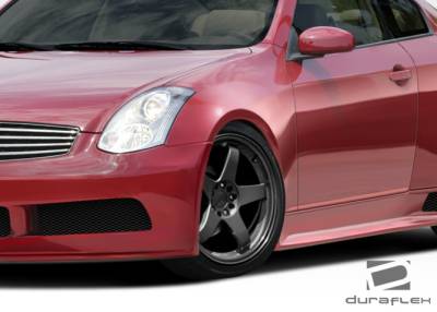 Duraflex - Infiniti G35 2DR Duraflex GT500 Wide Body Kit - 9 Piece - 108505 - Image 9