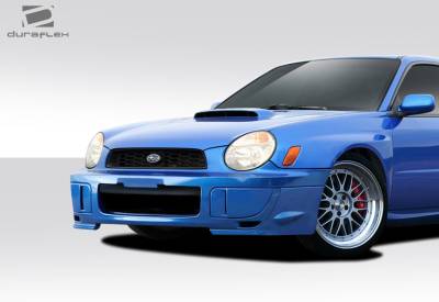 Duraflex - Subaru WRX Duraflex STI Look Front Bumper Cover - 1 Piece - 109047 - Image 2