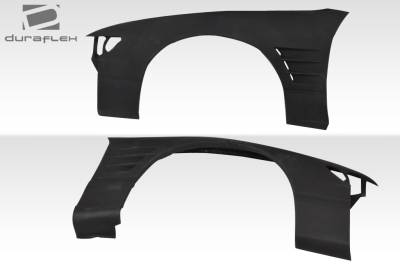 Duraflex - Nissan S13 Duraflex G-PR Front Fenders - 2 Piece - 109983 - Image 10