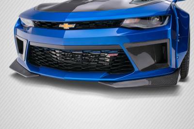 Chevy Camaro Grid DriTech Carbon Fiber Front Bumper Lip Body Kit 113176