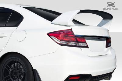 Duraflex - Honda Civic 4DR RR Duraflex Body Kit-Wing/Spoiler 114287 - Image 2