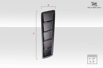 Duraflex - Universal Duraflex Body Kit- Hood Louver Vents 116153 - Image 6