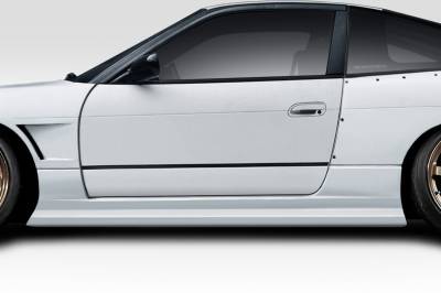 Duraflex - Nissan 240SX Supercool V2 Duraflex Side Skirts Body Kit 116220 - Image 1