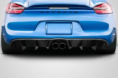 Porsche Cayman Max Carbon Fiber Rear Bumper Diffuser Body Kit 116912