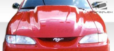 Duraflex - Ford Mustang Duraflex Cowl Hood - 1 Piece - 102255 - Image 3