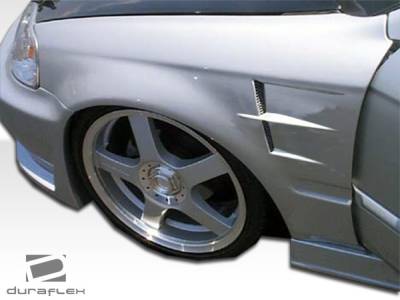 Duraflex - Honda Civic Duraflex X-2 Fenders - 2 Piece - 101788 - Image 2