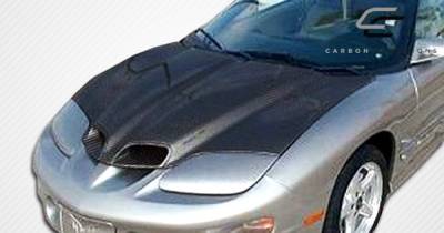 Carbon Creations - Pontiac Firebird Carbon Creations WS-6 Hood - 1 Piece - 103622 - Image 2