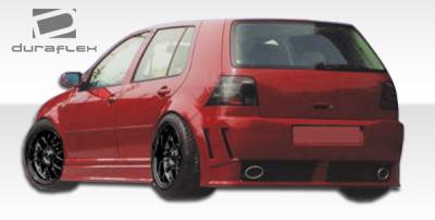 Duraflex - Volkswagen Golf GTI Duraflex Piranha Rear Bumper Cover - 1 Piece - 103120 - Image 2