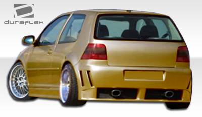 Duraflex - Volkswagen Golf GTI Duraflex Piranha Rear Bumper Cover - 1 Piece - 103120 - Image 4