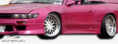 Duraflex - Nissan 240SX Duraflex V-Speed Side Skirts Rocker Panels - 2 Piece - 100887 - Image 2