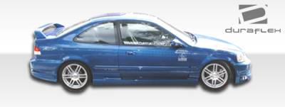 Duraflex - Honda Civic 2DR & 3DR Duraflex Bomber Side Skirts Rocker Panels - 2 Piece - 101719 - Image 2