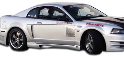 Duraflex - Ford Mustang Duraflex KR-S Side Skirts Rocker Panels - 2 Piece - 102478 - Image 1