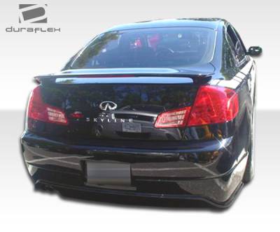 Duraflex - Infiniti G35 4DR Duraflex Sigma Rear Lip Under Spoiler Air Dam - 1 Piece - 103301 - Image 6