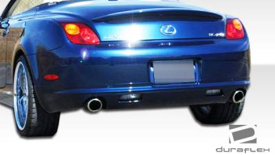 Duraflex - Lexus SC Duraflex W-1 Rear Lip Under Spoiler Air Dam - 1 Piece - 103577 - Image 2