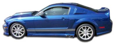 Duraflex - Ford Mustang Duraflex CVX Side Skirts Rocker Panels - 2 Piece - 104921 - Image 1