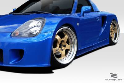 Duraflex - Toyota MRS Duraflex TD3000 Wide Body Side Skirts Rocker Panels - 2 Piece - 108786 - Image 2