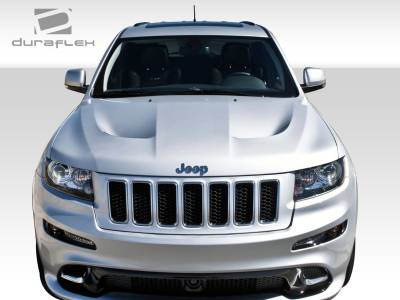 Duraflex - Jeep Grand Cherokee Duraflex SRT Look Hood - 1 Piece - 109326 - Image 2