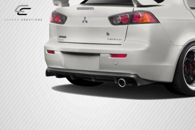 Carbon Creations - Mitsubishi Lancer Carbon Creations M Power Rear Diffuser - 1 Piece - 109421 - Image 2