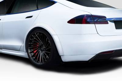 Duraflex - Tesla Model S RVS Duraflex 4pcs Rear Fender Flares 115968 - Image 2