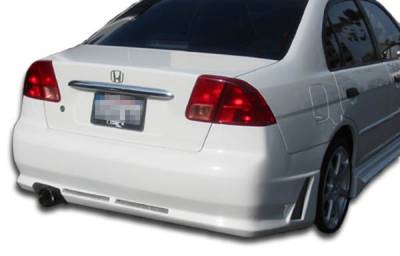 Honda Civic 4DR Duraflex R34 Rear Bumper Cover - 1 Piece - 100245