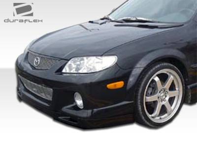 Duraflex - Mazda Protege Duraflex Speedzone Front Lip Under Spoiler Air Dam - 1 Piece - 100374 - Image 5