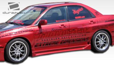 Duraflex - Subaru WRX Duraflex C-1 Side Skirts Rocker Panels - 2 Piece - 100395 - Image 2