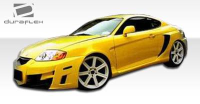 Duraflex - Hyundai Tiburon Duraflex SC-5 Rear Fender Flares - 2 Piece - 100449 - Image 3