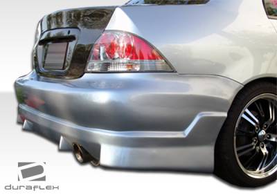 Duraflex - Mitsubishi Lancer Duraflex Walker Rear Bumper Cover - 1 Piece - 100576 - Image 2