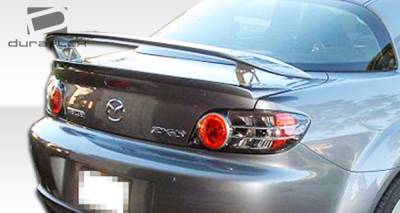 Duraflex - Mazda RX-8 Duraflex M-1 Speed Wing Trunk Lid Spoiler - 3 Piece - 100585 - Image 4