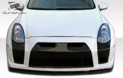 Duraflex - Infiniti G35 2DR Duraflex GT-R Front Bumper Cover - 1 Piece - 104358 - Image 2