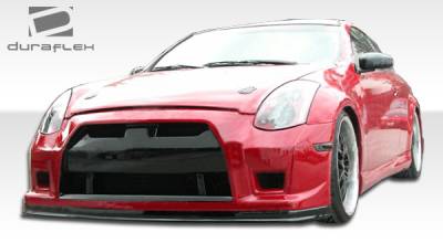 Duraflex - Infiniti G35 2DR Duraflex GT-R Front Bumper Cover - 1 Piece - 104358 - Image 8