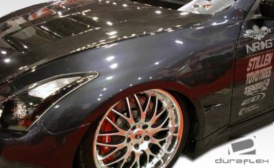 Duraflex - Infiniti G37 Duraflex GT Concept Fenders - 2 Piece - 104678 - Image 3