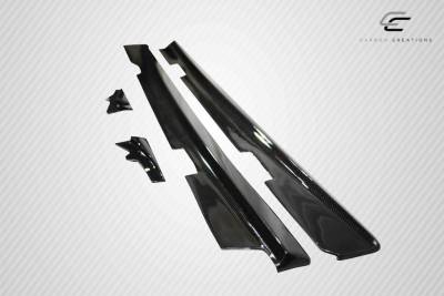 Carbon Creations - Chevrolet Corvette Carbon Creations GT500 Side Skirt Splitters - 2 Piece - 108409 - Image 7