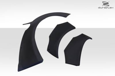 Duraflex - BMW 3 Series Duraflex Circuit Wide Body Front Fender Flares - 4 Piece - 112599 - Image 8