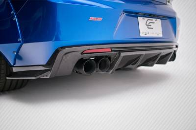 Chevrolet Camaro Grid Carbon Creations Rear Bumper Lip Body Kit 113050