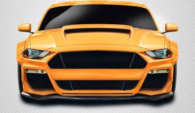 Ford Mustang Grid Carbon Fiber Creations Front Bumper Lip Body Kit 115002