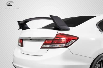 Carbon Creations - Honda Civic 4DR Type R Style Carbon Fiber Body Kit-Wing/Spoiler 115045 - Image 3