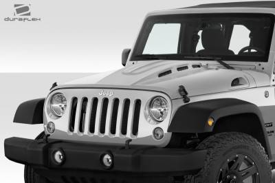 Duraflex - Jeep Wrangler AVG Duraflex Body Kit- Hood 115893 - Image 2