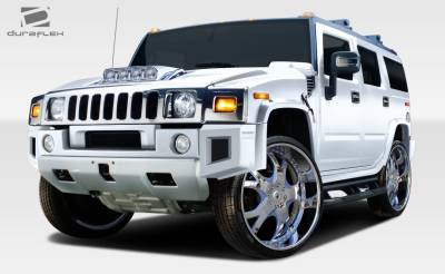 Duraflex - Hummer H2 Duraflex BR-N Body Kit - 9 Piece - 107961 - Image 7