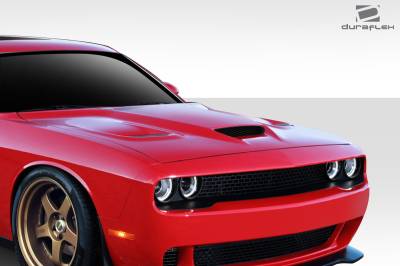 Duraflex - Dodge Challenger Duraflex Hellcat Look Hood - 1 Piece - 112342 - Image 3