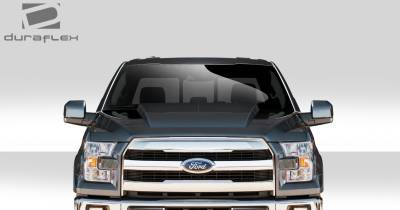 Duraflex - Ford F150 Duraflex Cowl Hood - 1 Piece - 112576 - Image 2