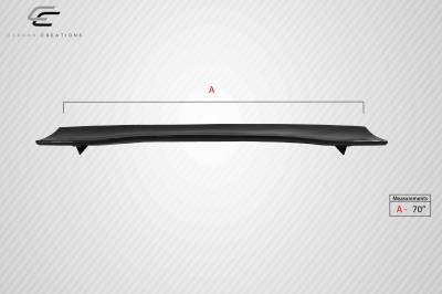 Carbon Creations - sal 70" VRX V.2Carbon Fiber Body Kit-9 Pcs Short Wing/Spoiler 113267 - Image 5